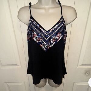 Y2K Vintage express gorgeous sequin tank top size medium